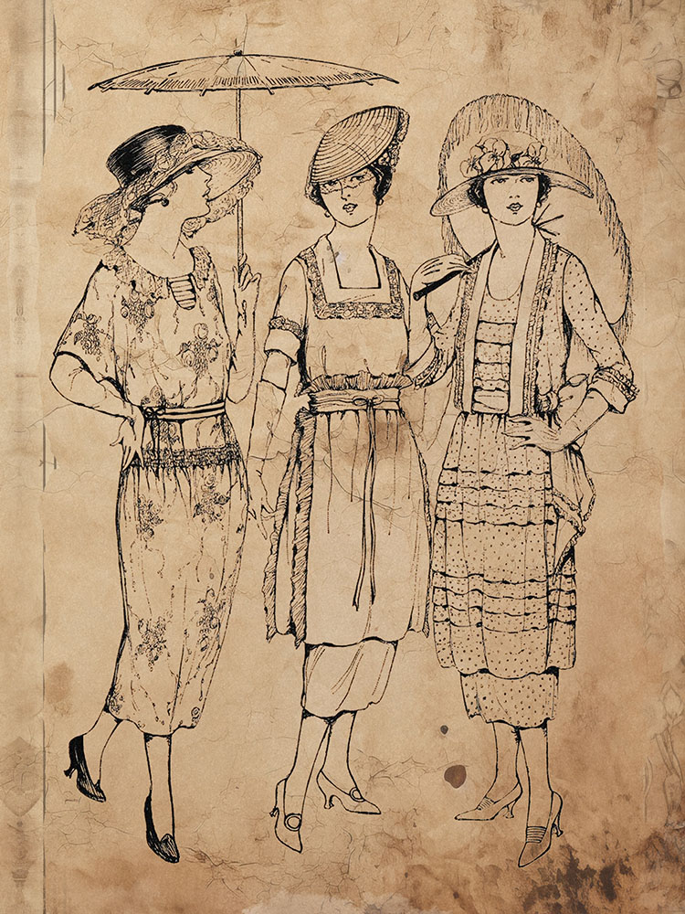 Summer Fashions of 1920 Junk&nbsp;Journal