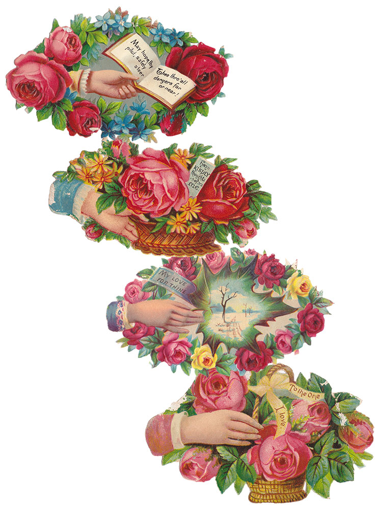 Vintage Valentine Cards, Set&nbsp;2