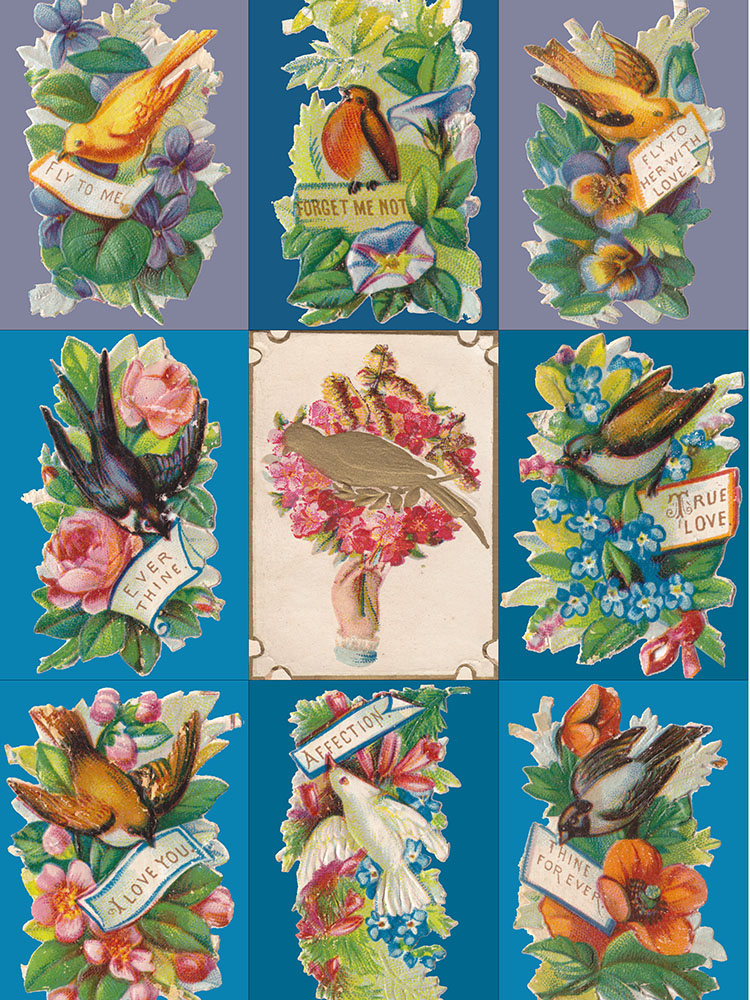 Vintage Valentine ATCs