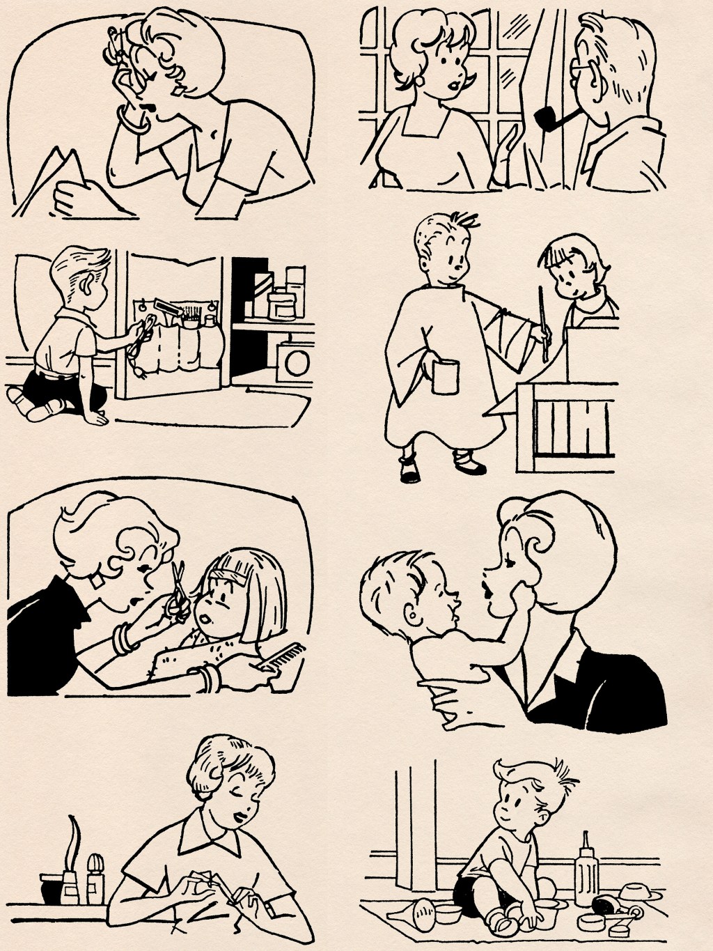 1962 Housewife Printables:&nbsp;Family