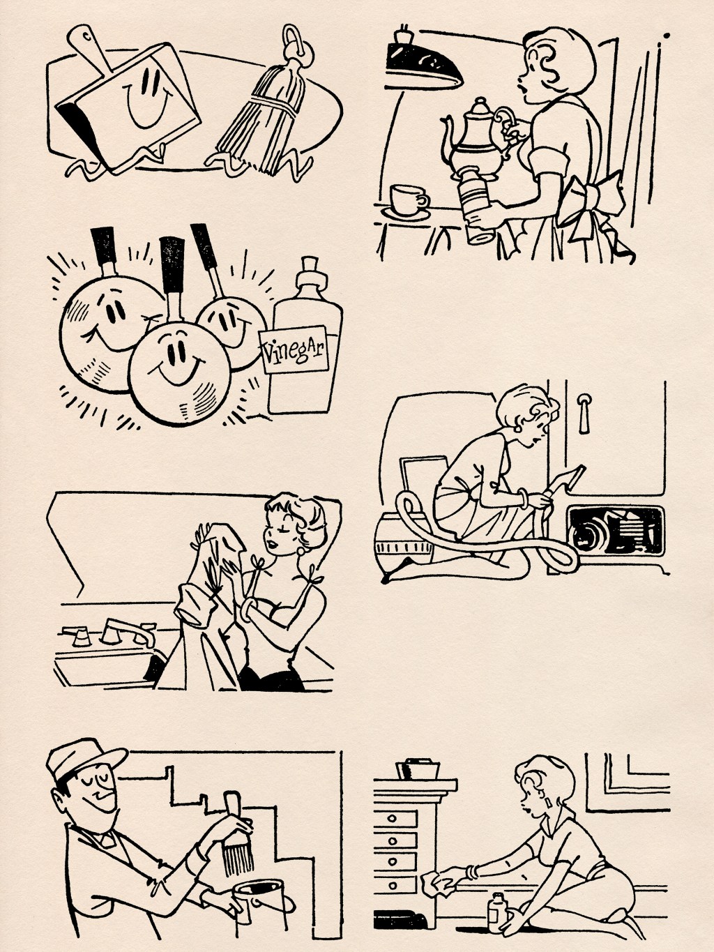 1962 Housewife Printables: Cleaning&nbsp;2