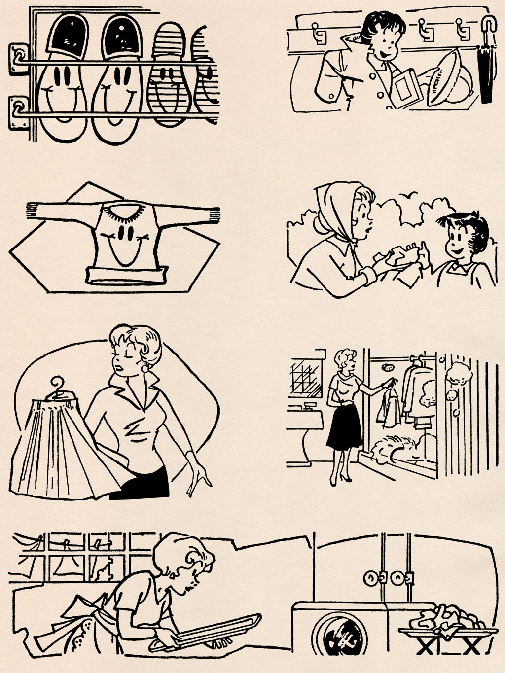 1962 Housewife Printables: Clothing&nbsp;1