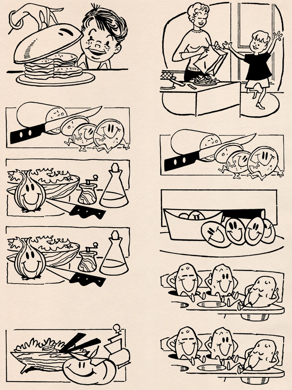 1962 Housewife Printables: Cooking 3 and&nbsp;4